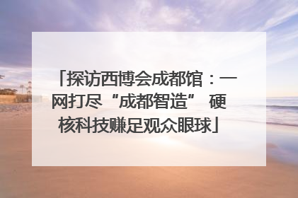 探访西博会成都馆：一网打尽“成都智造” 硬核科技赚足观众眼球